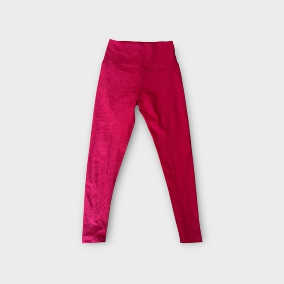 Beyond Yoga Spacedye Caught In The Midi High Waisted Legging in Red - Picture 2 of 6